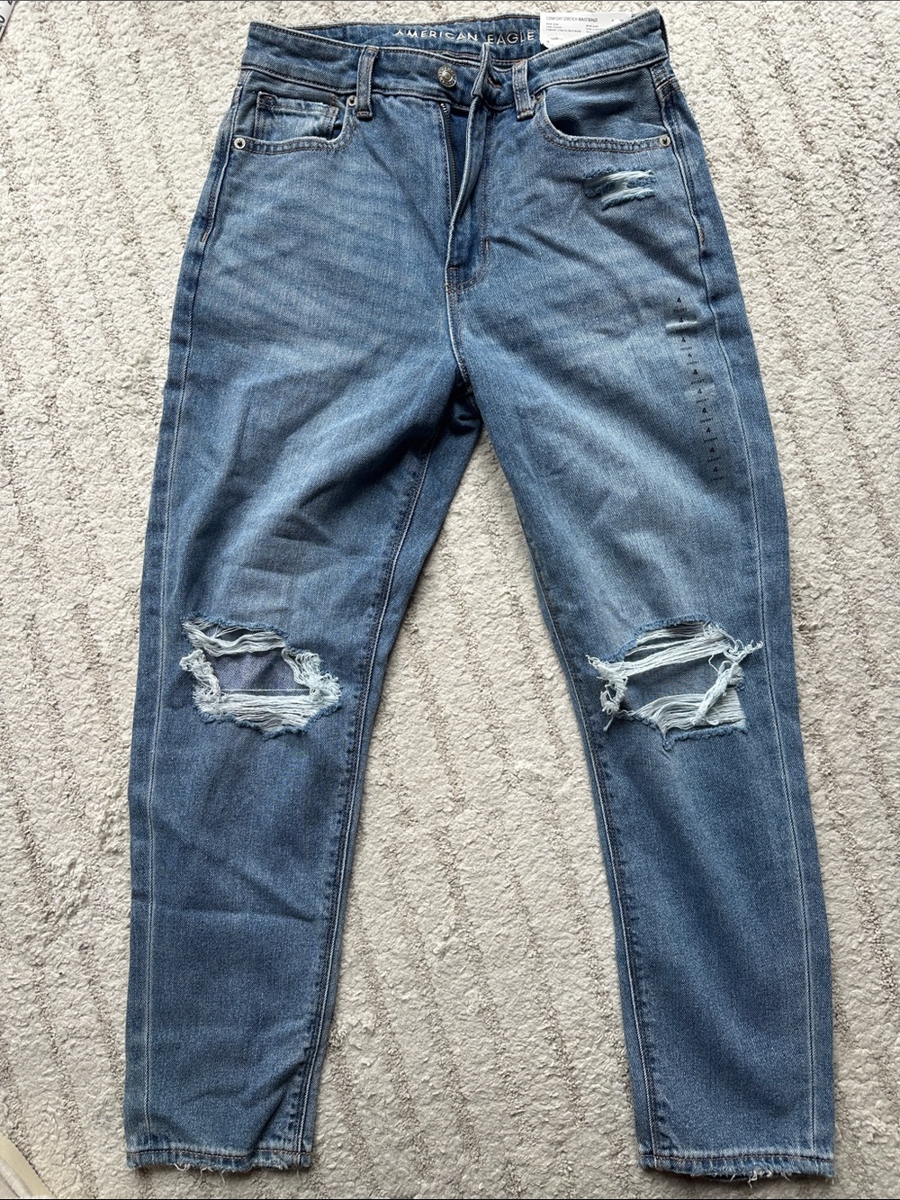 American Eagle Outfitters Mom jeans - Medium Blue Distressed